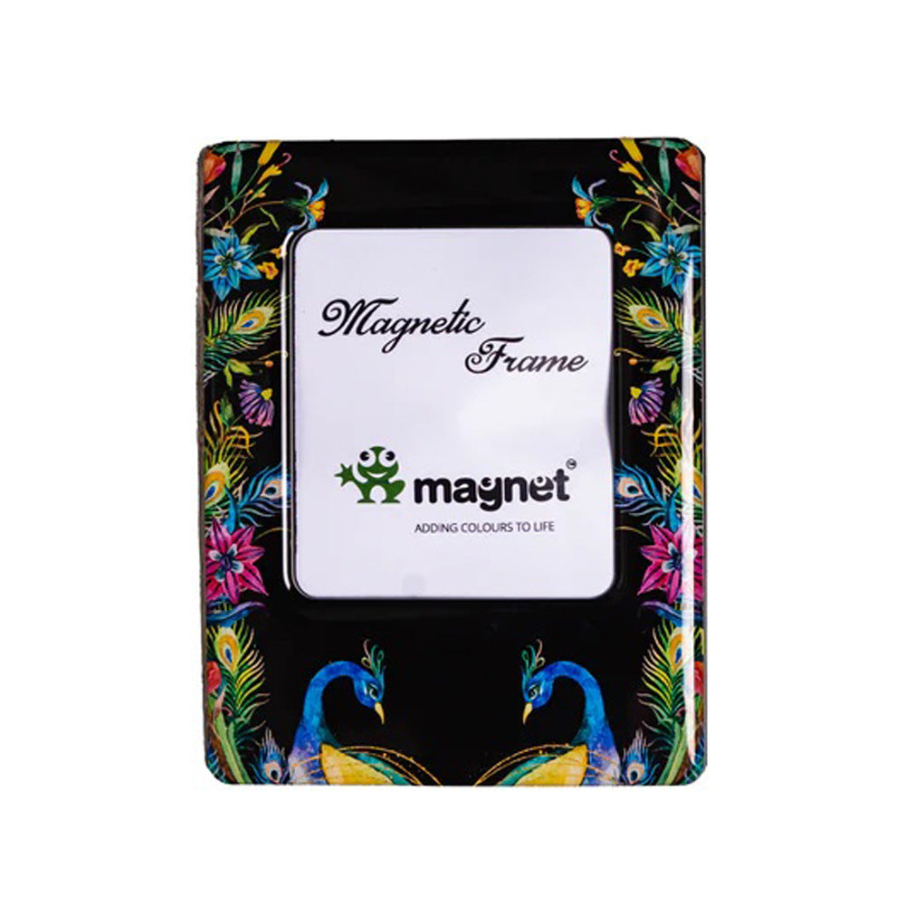 Vibrant Magnetic Photo Frame - Decorative Multicolor Design