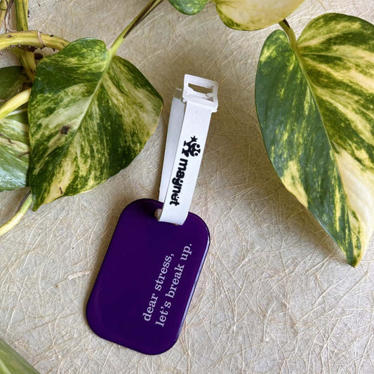 Bag Tag Dear Stress Let'S Break Up