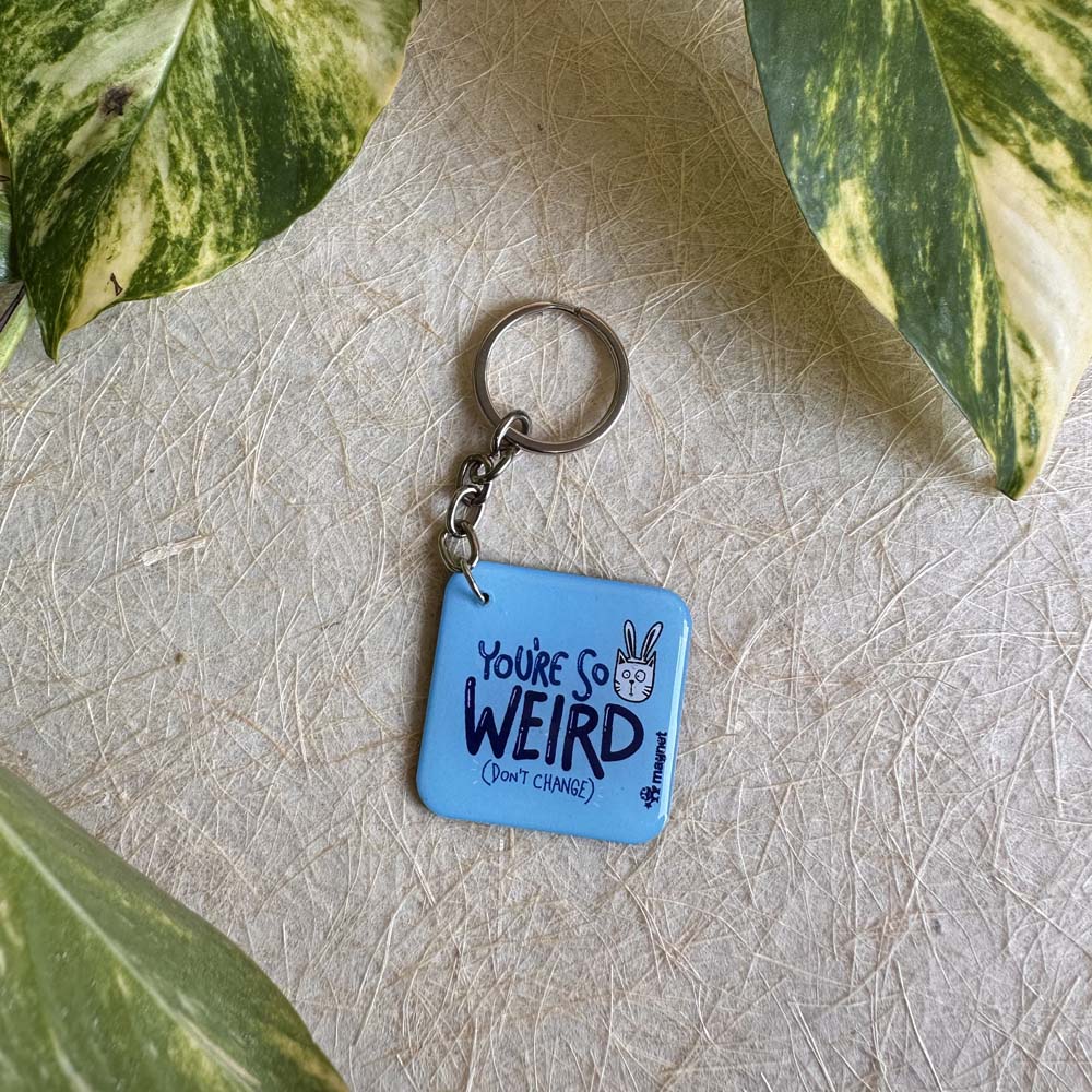 Key Chain You'Re So Weird