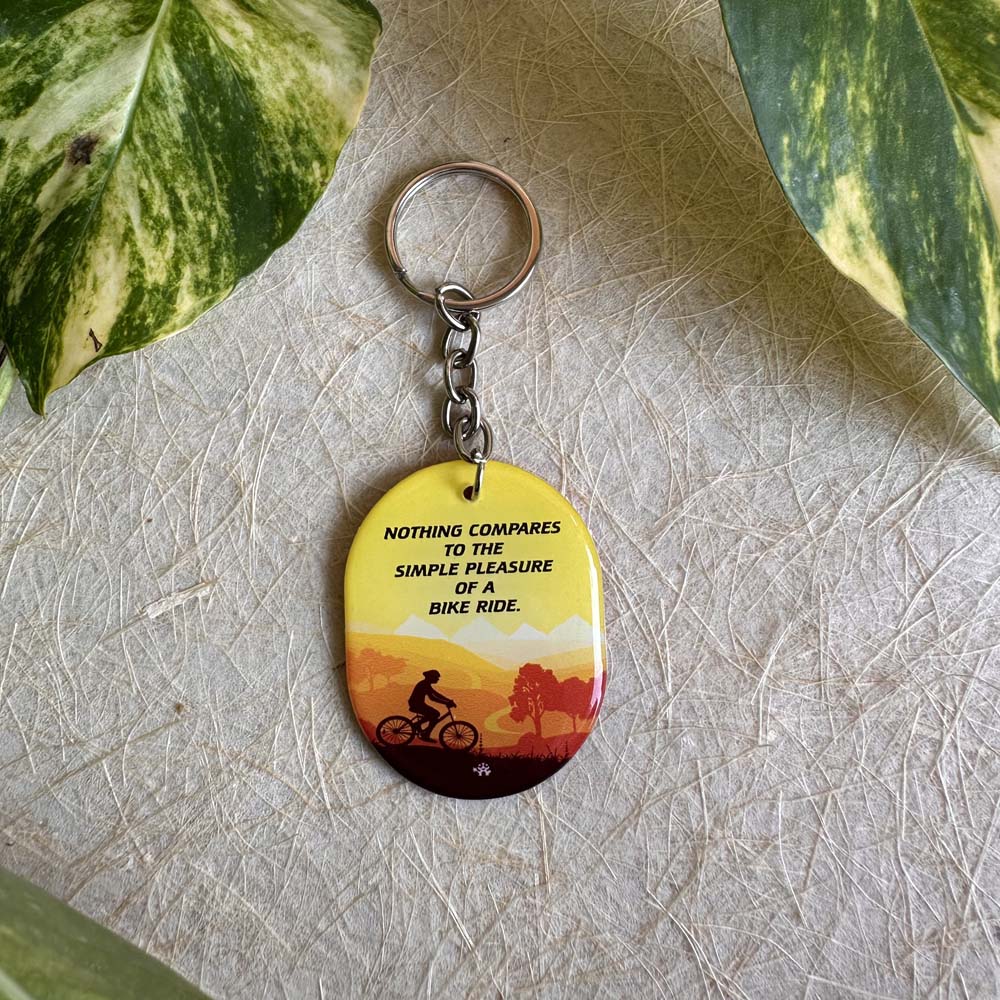 Key Chain Nothing Compare Simple Pleasure Of A Bike Ride