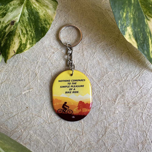 Key Chain Nothing Compare Simple Pleasure Of A Bike Ride