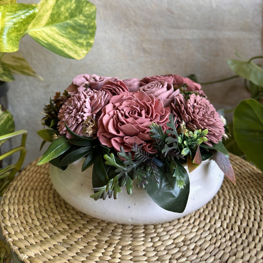 Shola Flower Arrangement - Aria In Sandal And Lilac