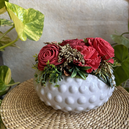Shola Flower Arrangement - Red Rose