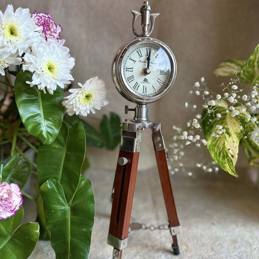 Tripod Table Clock - Small