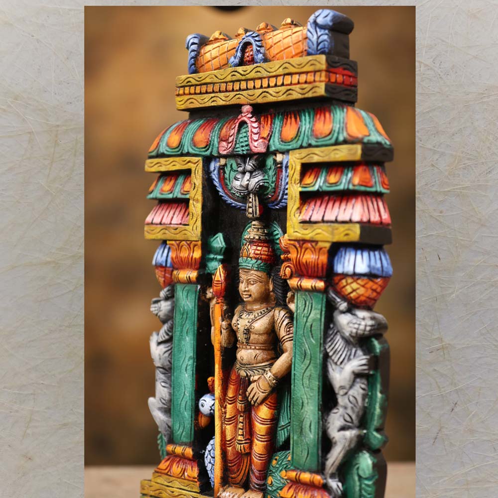 Gopuram With Murugan