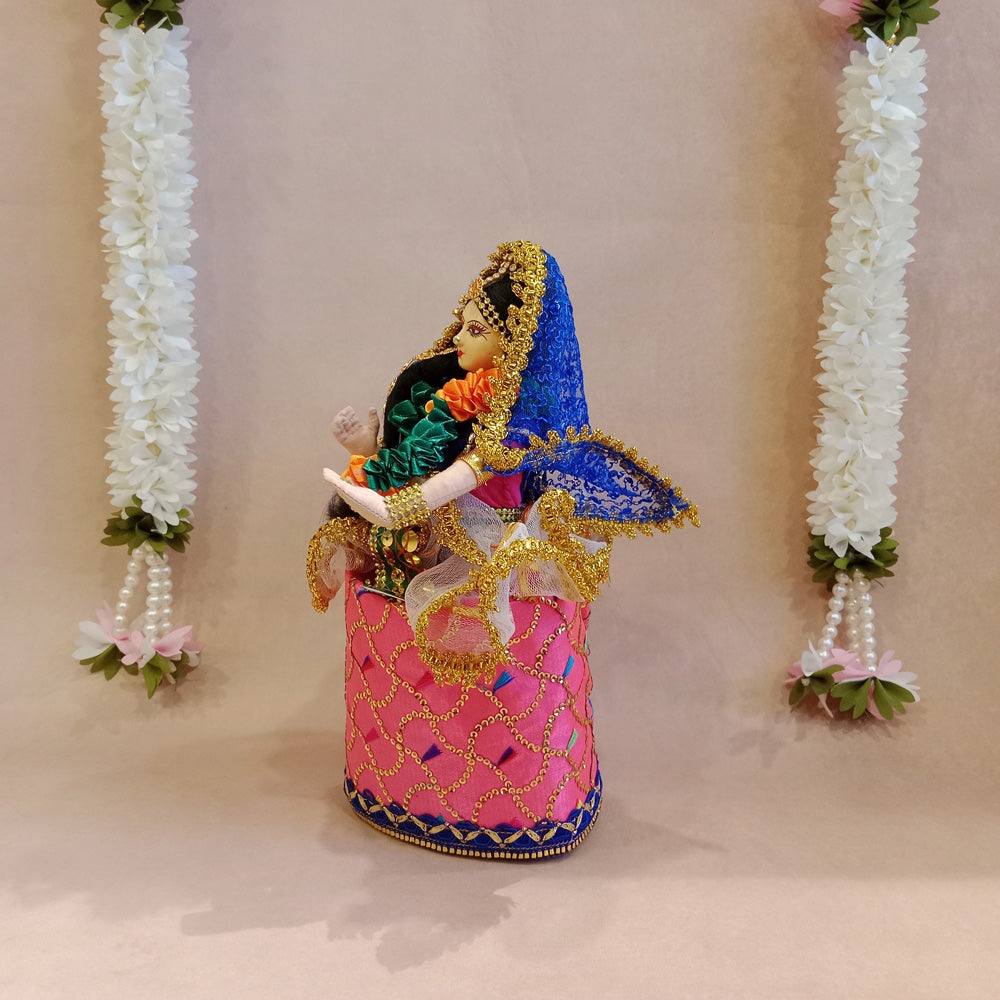 Handcrafted Manipuri Dance Doll - Traditional Indian Classical Dance Figurine