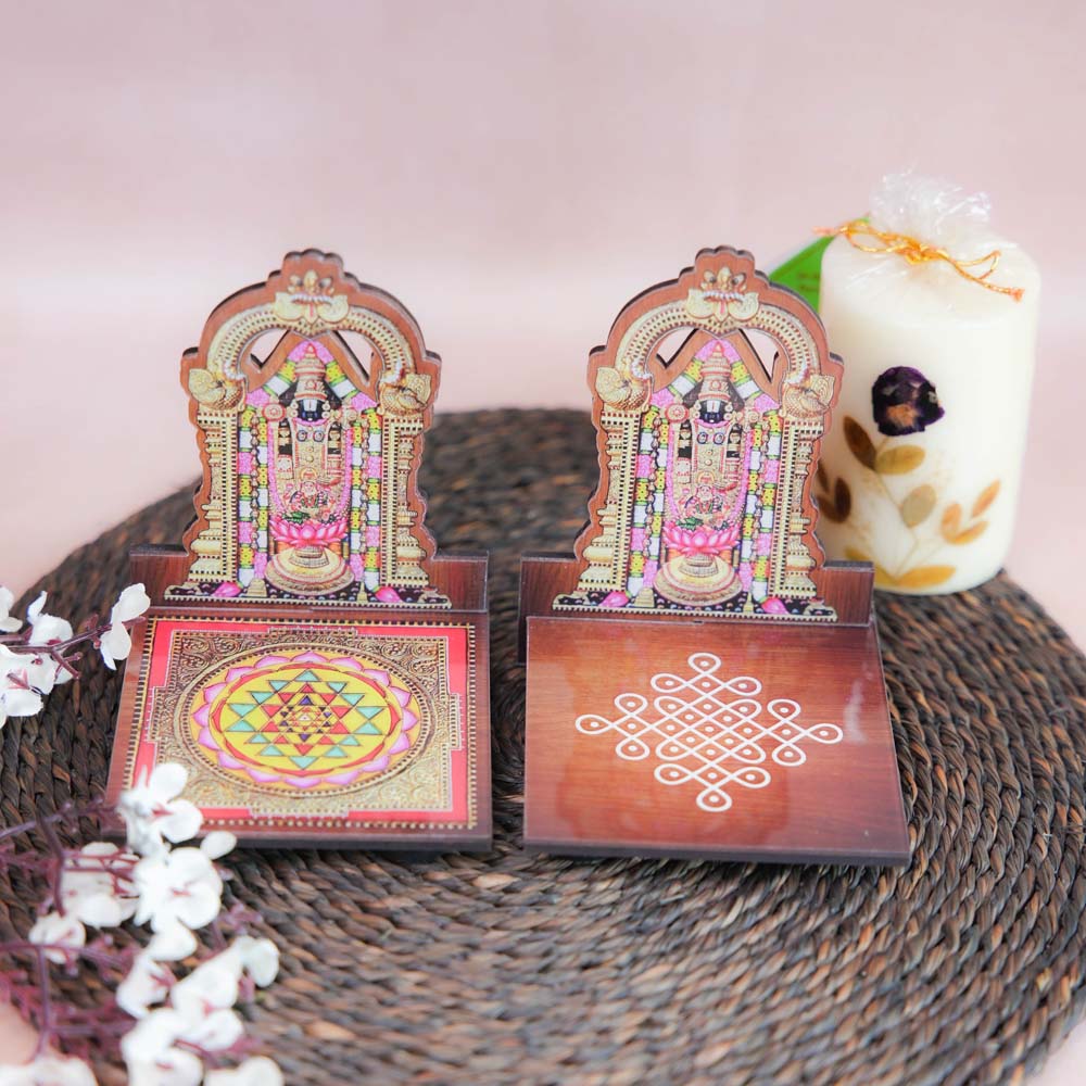 Perumal Diya Wall Stand Assorted Design