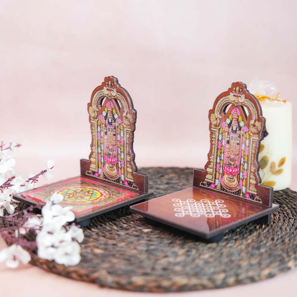 Perumal Diya Wall Stand Assorted Design