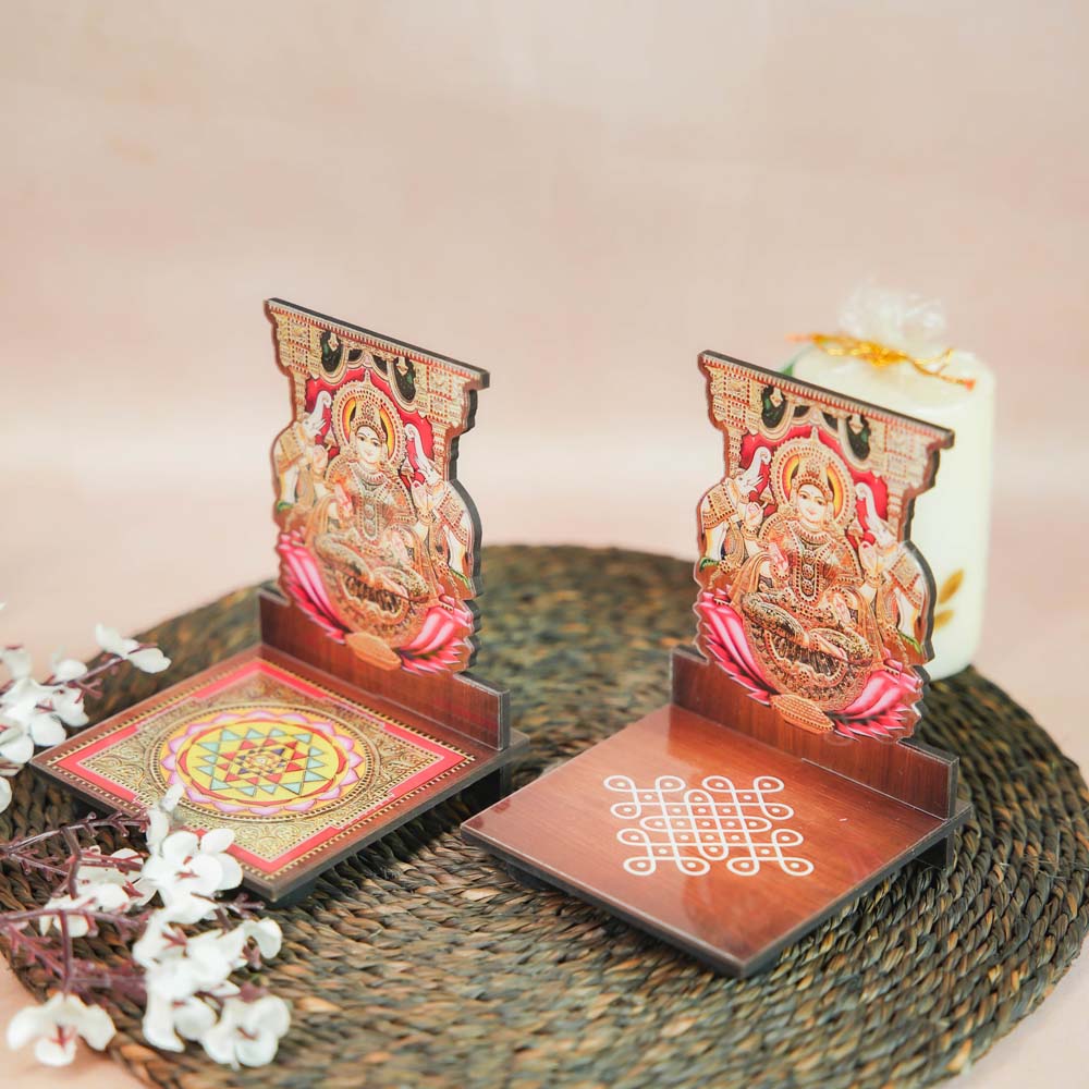 Gajalakshmi Diya Wall Stand