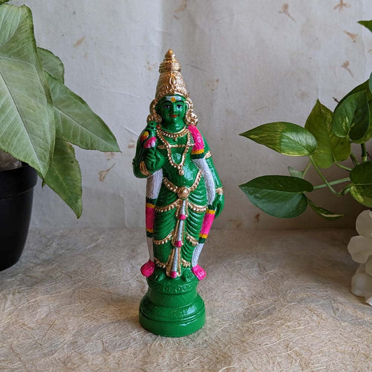 Navarathri Golu Doll Meenakshi Green Small