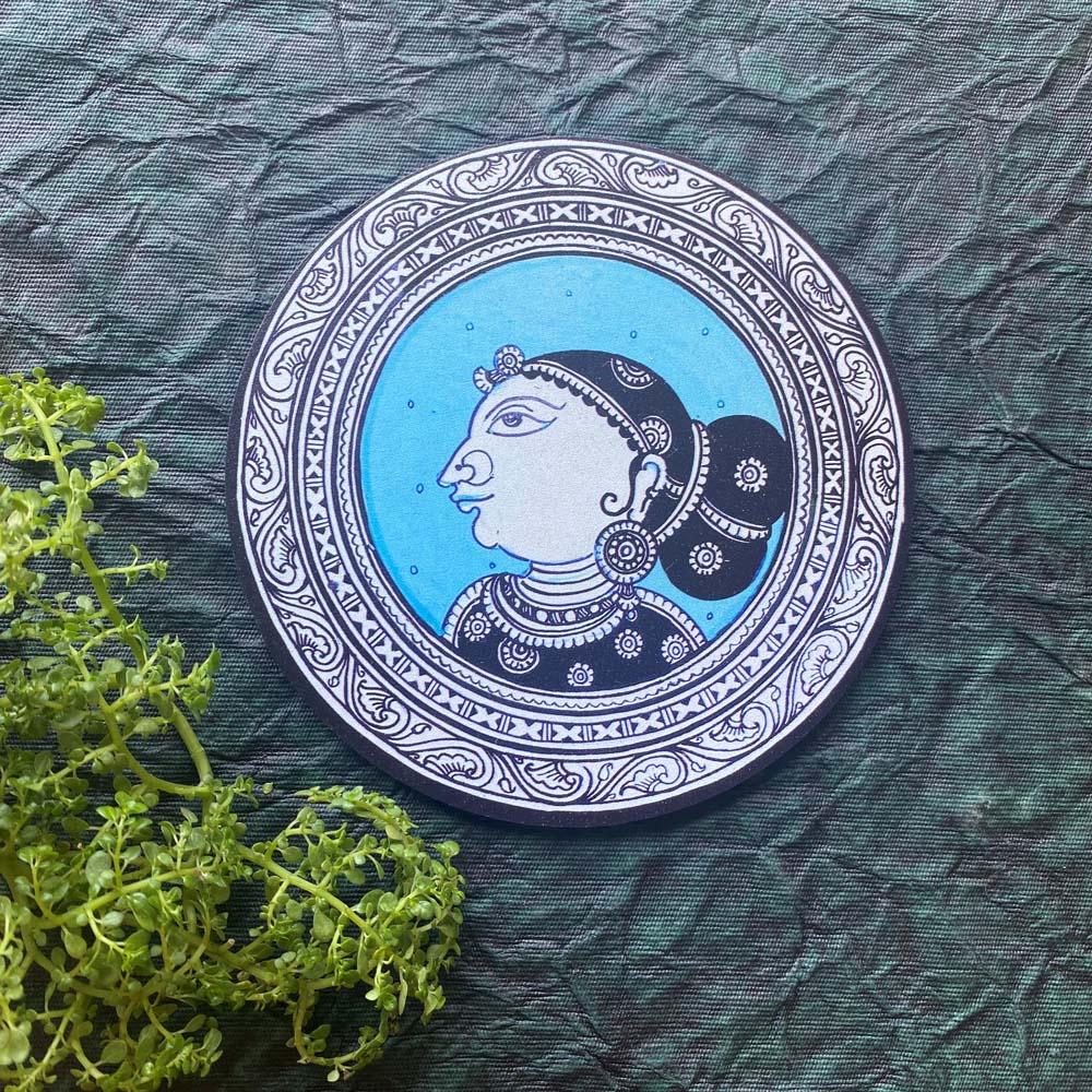 Lady Face-Blue