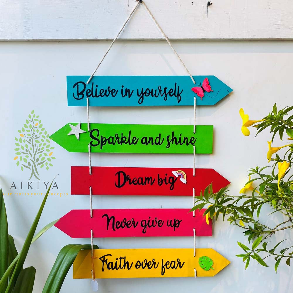 Wood Decor - Believe In Yourself