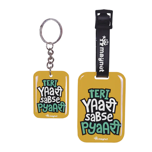 Bag Tag & Key Chain For That Forever Yaar