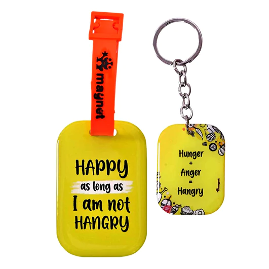 Bag Tag & Key Chain Don'T Make Me Hangry