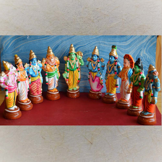 Navarathri Golu Doll Dasavatharam 10 Pcs Set