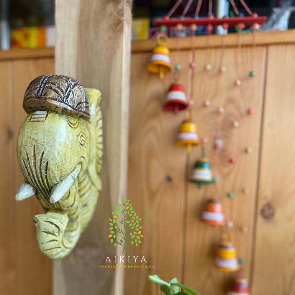 Elephant Head 9" Yellow
