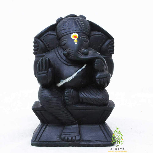 Ganesh Stone Idol