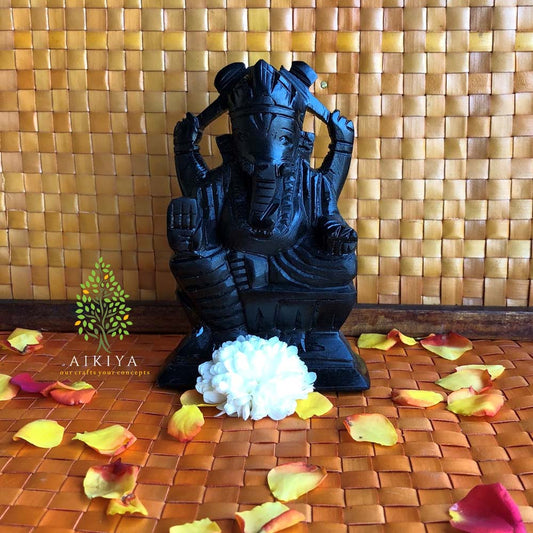 Ganesh Black 5 Inches