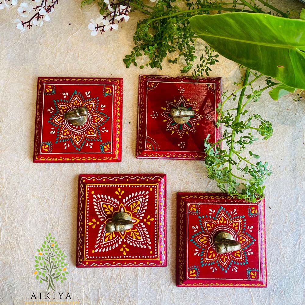 Single Key Hanger Maroon (Each)