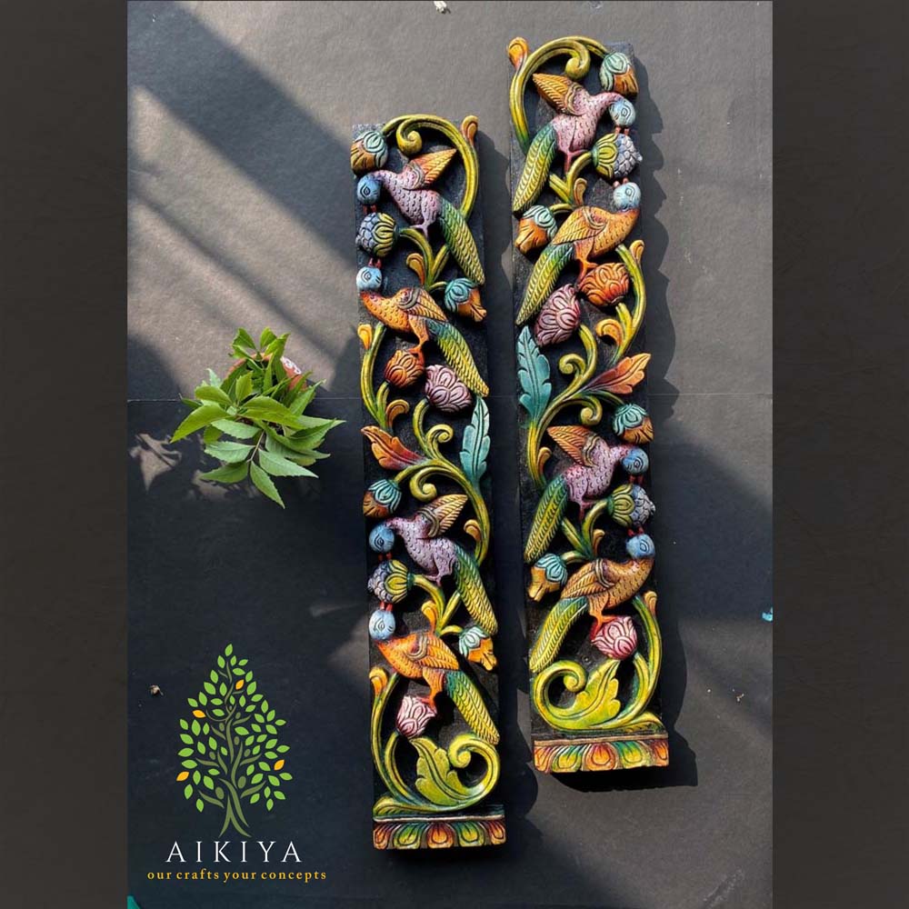 Peacock Panel Multi Colour Each