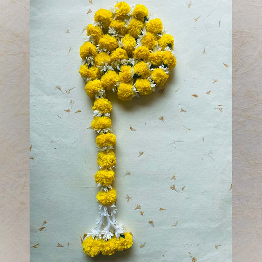 Yellow Marigold Tasselled String