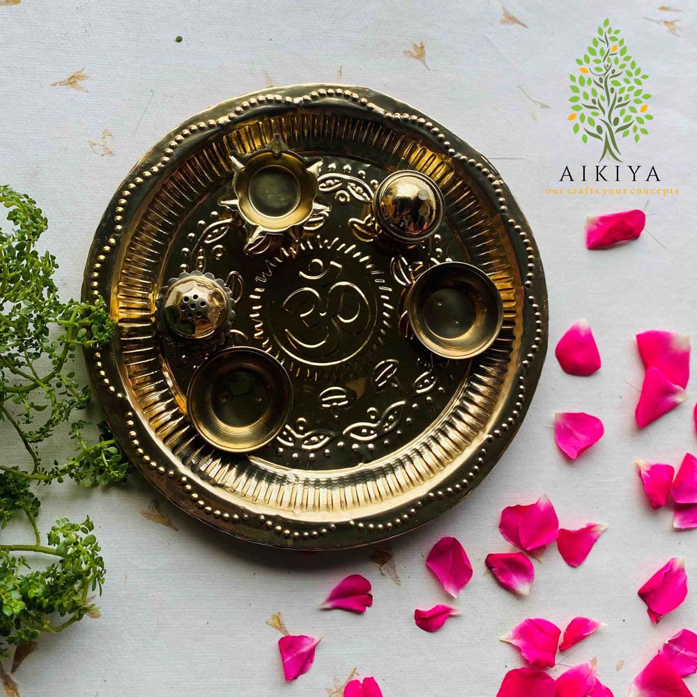 Brass Pooja Thali