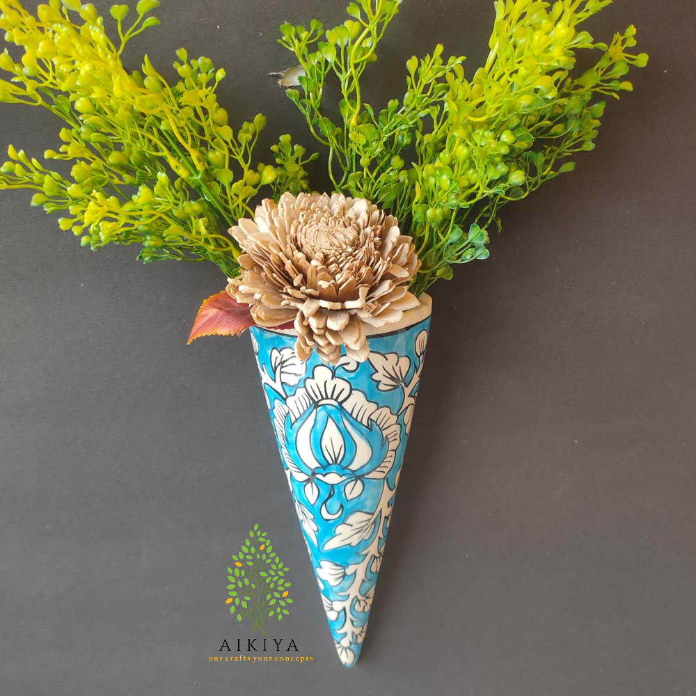 Hanging Flower Cone - Sky Blue (Big)