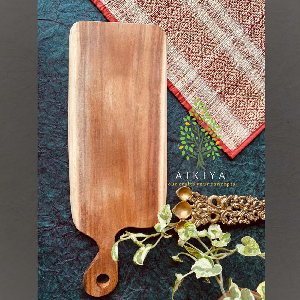 Wooden Tray With Handle