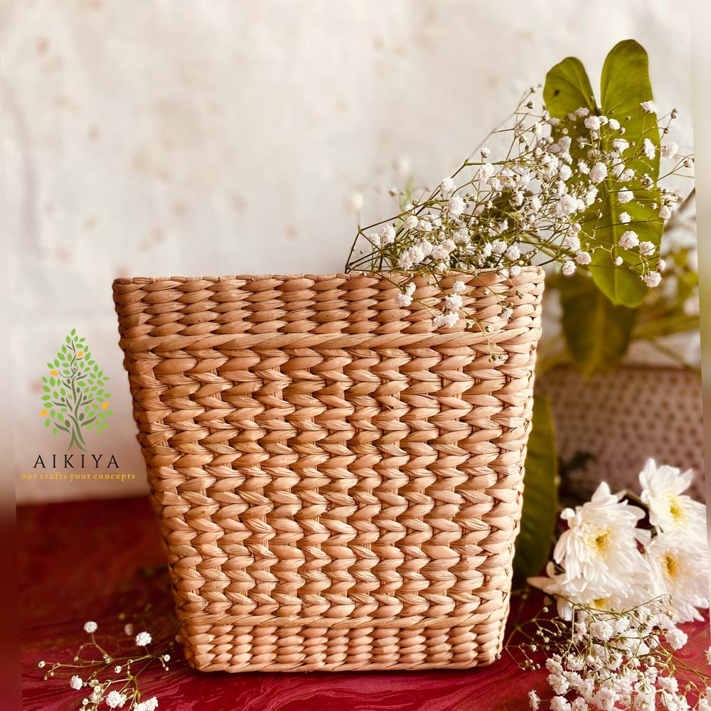 Kauna Grass Square Basket (Plain)