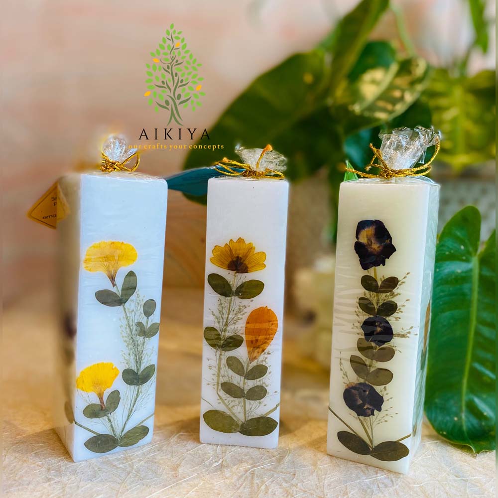 Square Perfumed Candle  - Sandal Wood (each)