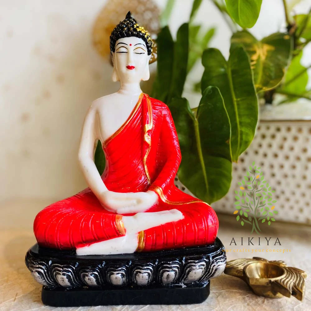 Buddha - Red 8"