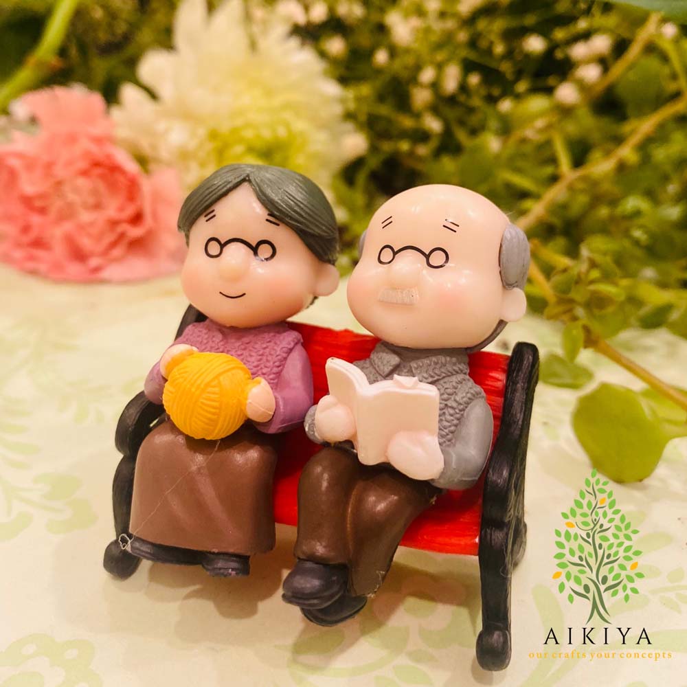 Grand Parents On Bench