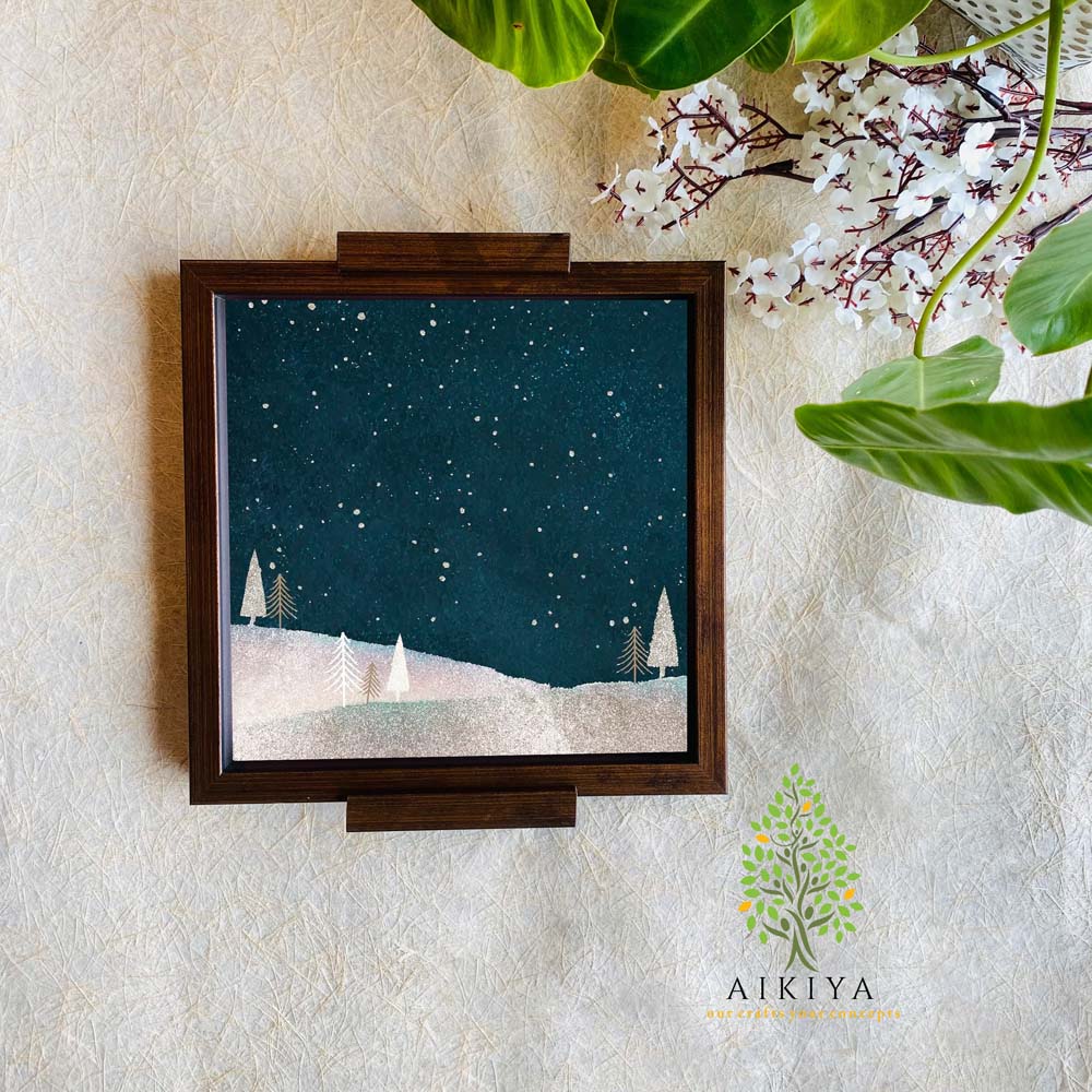 Square Tray - Snowscape (Small)