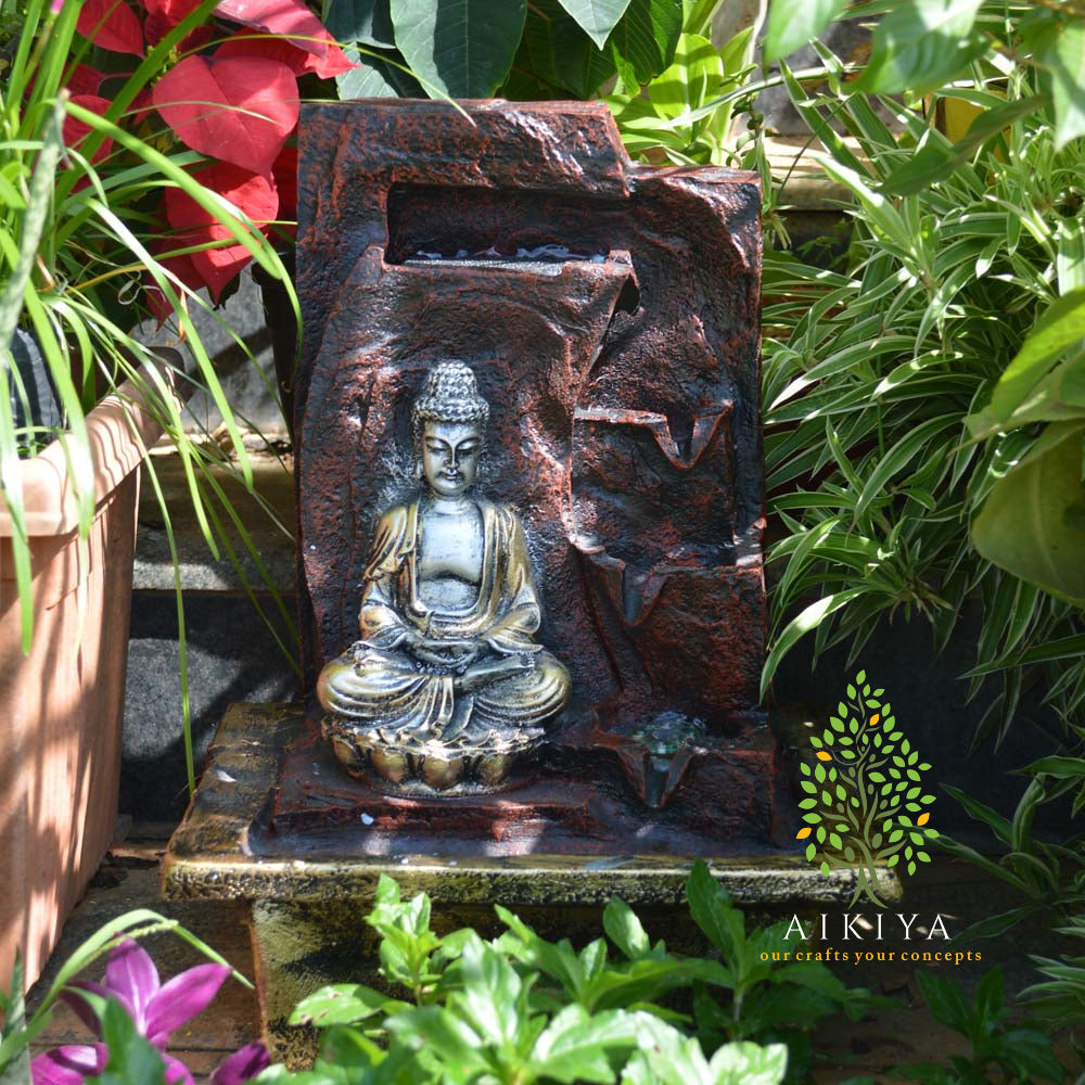 Meditating Buddha Fountain (store pick up only)