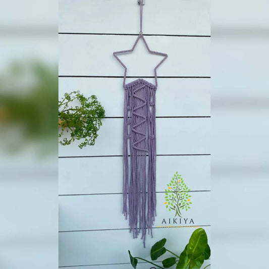 Dull Peach Star Hanging