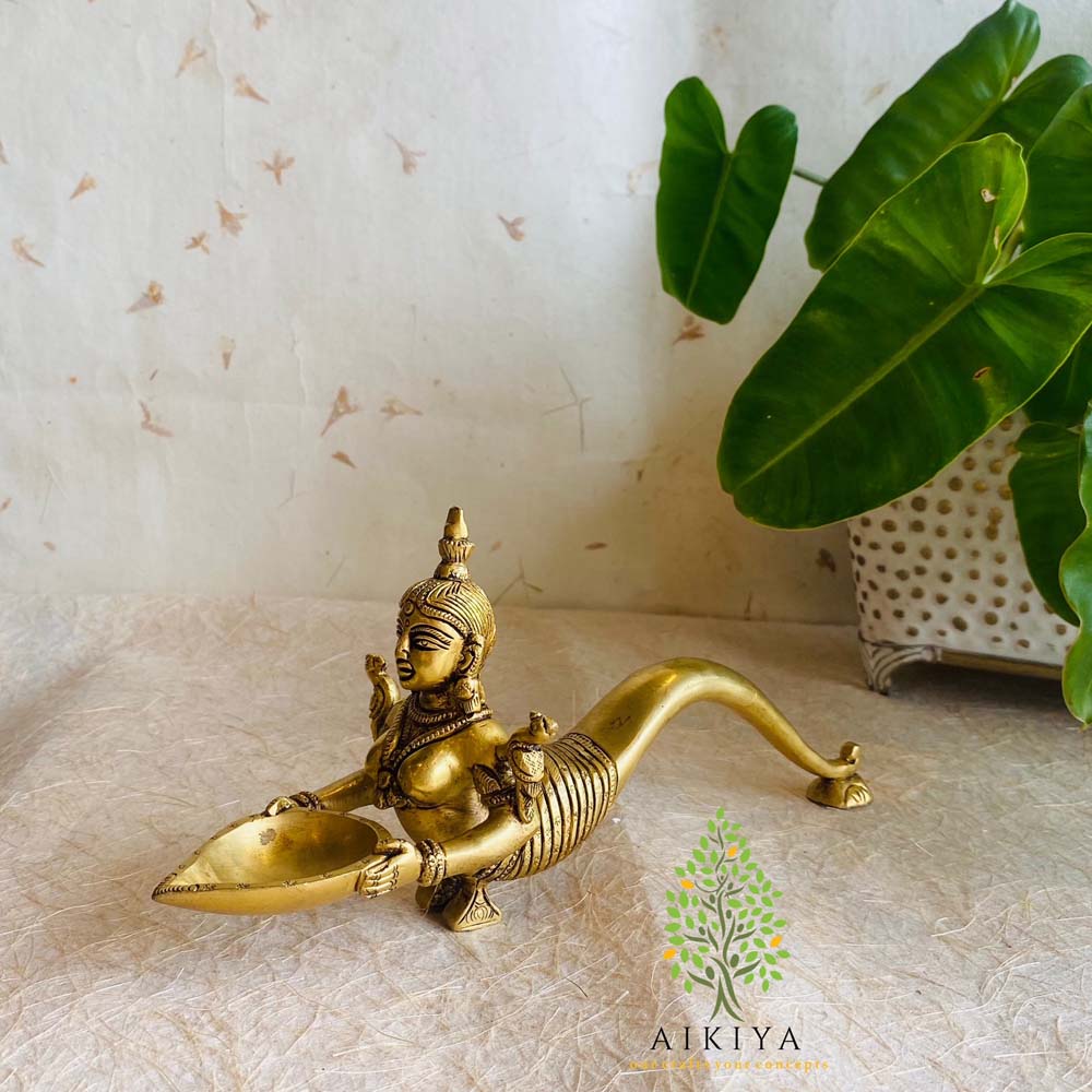 Brass Nagakanya Deepam