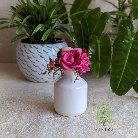 Shola Flower Arrangement - Overture In Two Pinks