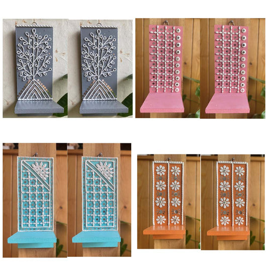 Kollam Wall Stand Set Of 2.Boxed As A Set Minimum Order Pack Of 4