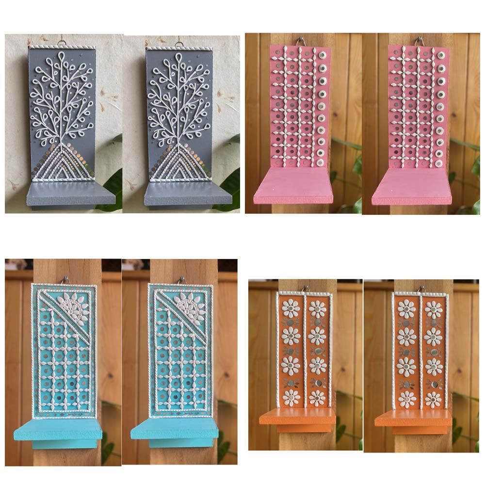 Kollam Wall Stand Set Of 2.Boxed As A Set Minimum Order Pack Of 4