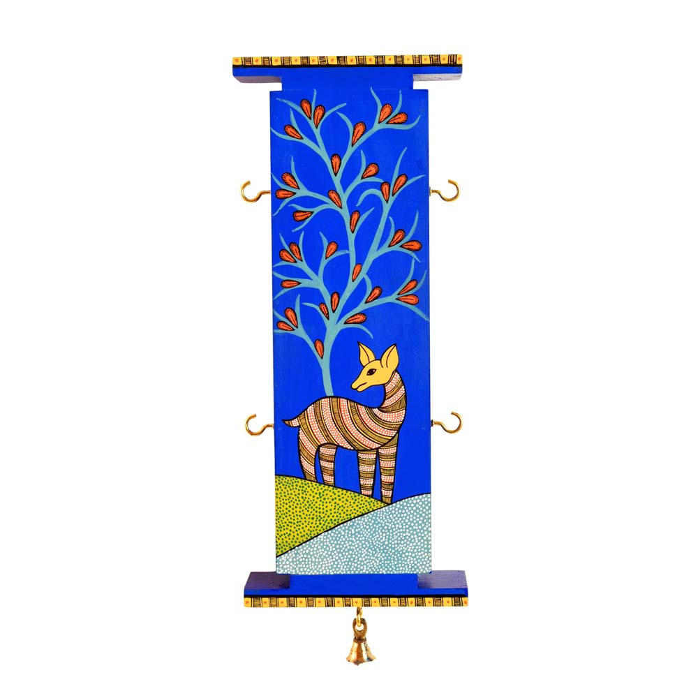 Indigo Deer Handcrafted Key Hanger