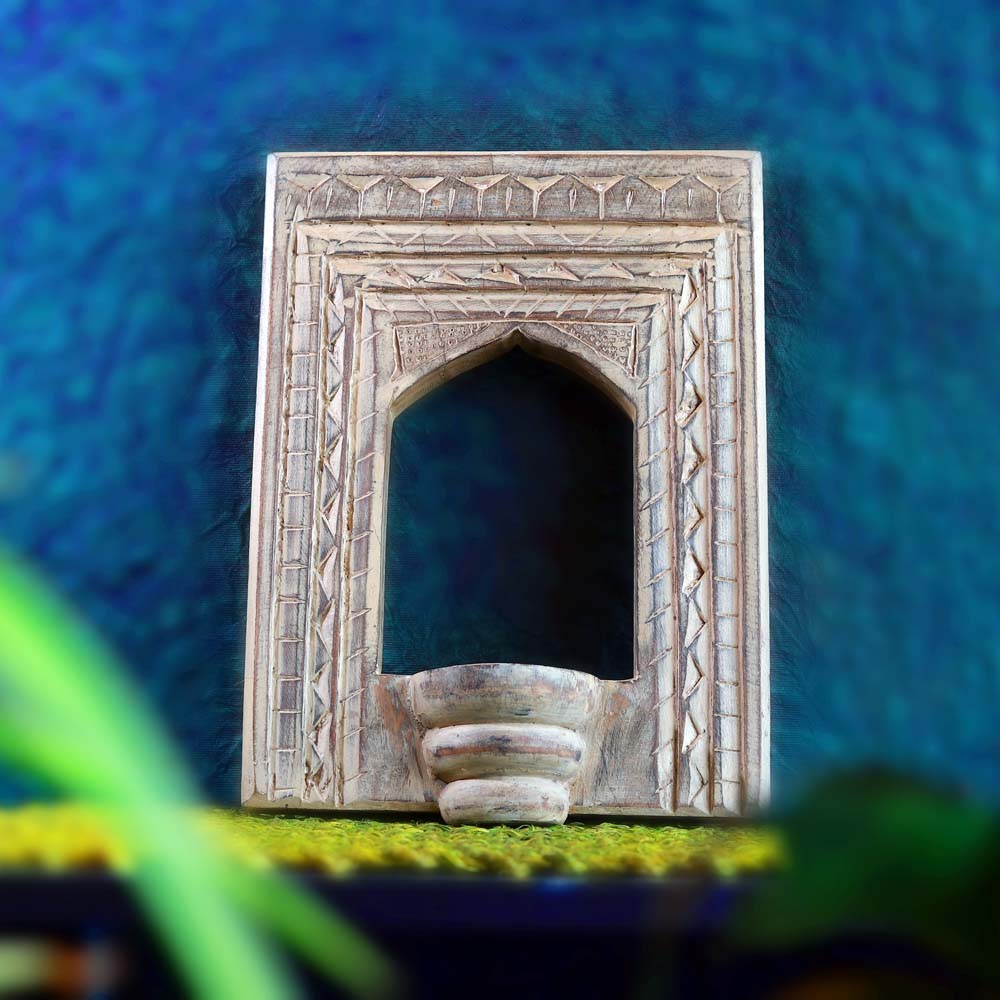 Decorative Wooden Niche - Beige