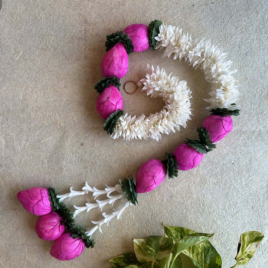 Jasmine With Lotus End And Tassels - Big