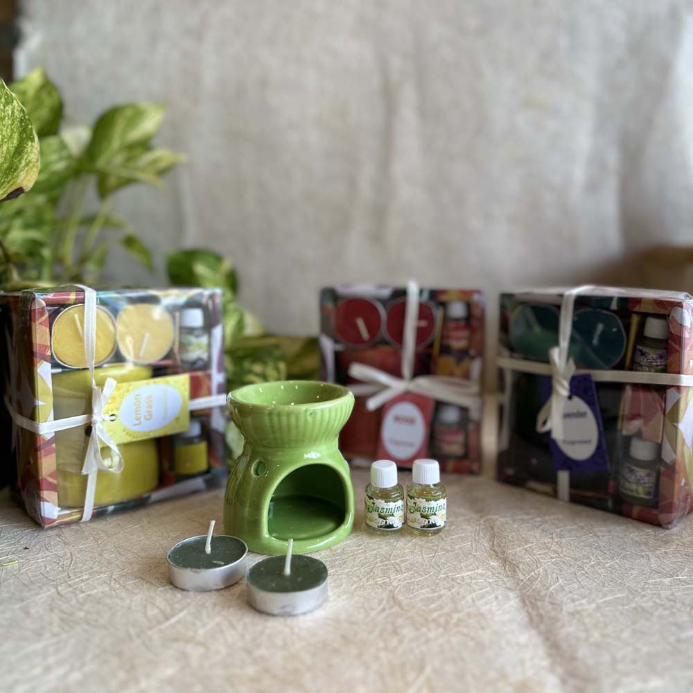 Ruby Red - Twosome Ceramic Diffuser Set