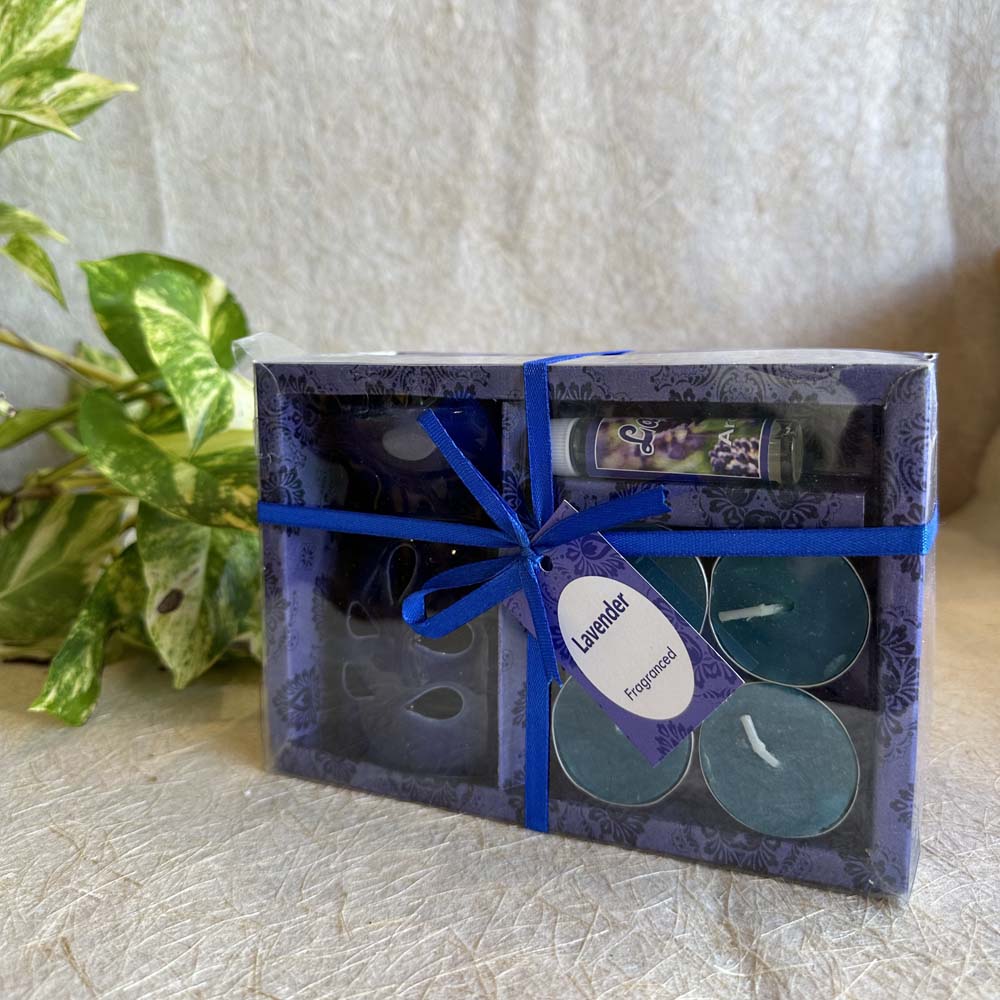 Blue Lilac - Ceramic Diffuser Set