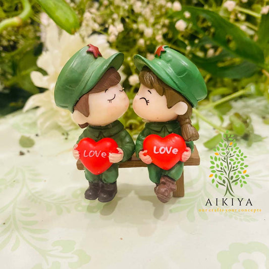 Army Couple - Set Of 2