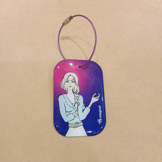 Inspirational Keychain - Beauty Is An Attitude Motivational Accessory