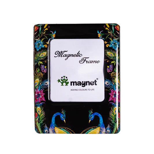 Vibrant Magnetic Photo Frame - Decorative Multicolor Design