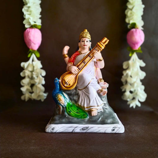 Navaratri Clay Golu Doll Sarasawathi
