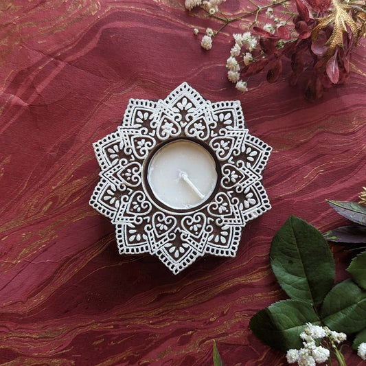 Tea Light - 5-Pointed Flower