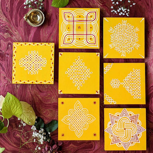 Kollam Manai 5" Pack Of 2 Assorted Designs